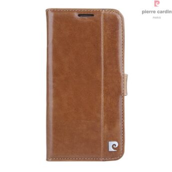 Θήκη Pierre Cardin Σε Καφέ Χρώμα Για Samsung Galaxy S20 Plus - Θήκη Βιβλίου - Γνήσιο Δέρμα (8719273157633)