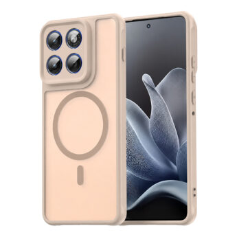 Θήκη - Techsuit - HaloFrost II MagSafe - Motorola Edge 70 - Ανοιχτό Μπεζ (5949419348455)